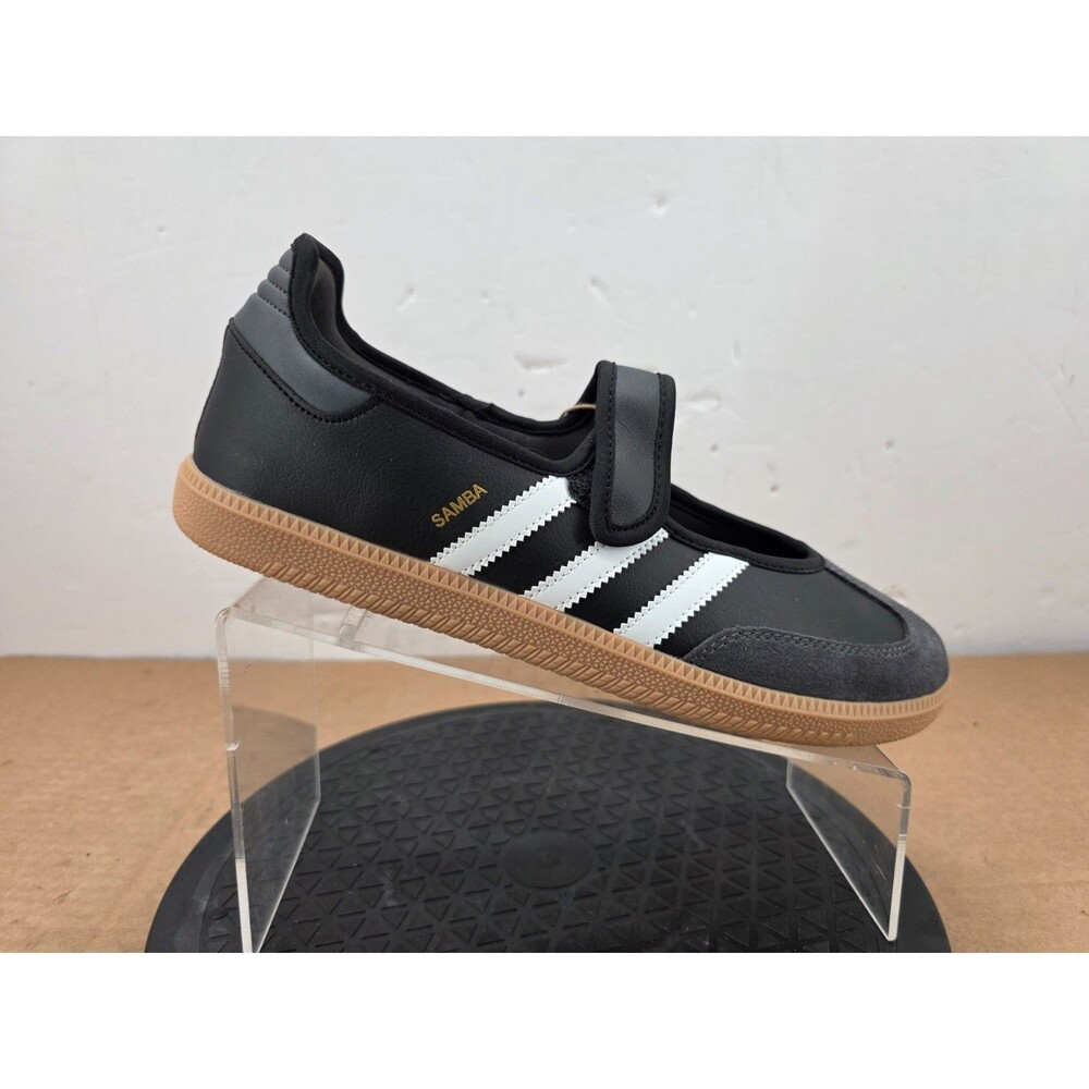ADIDAS [JQ6445] WOMENS SAMBA JANE 'BLACK WHITE GUM'  Shoes Sz 10